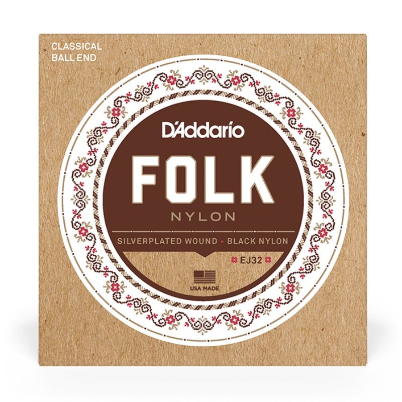 D&#39;Addario EJ32 Folk Nylon Ball End Guitar Strings
