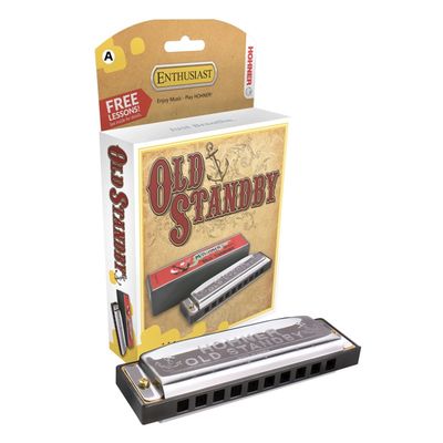 Hohner 34B-BX-A Old Standby Harmonica (Key of A)