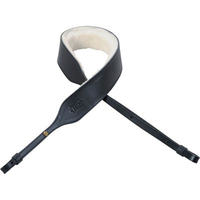 Levy&#39;s PMB42 2&quot; Carving Leather Banjo Strap - Black