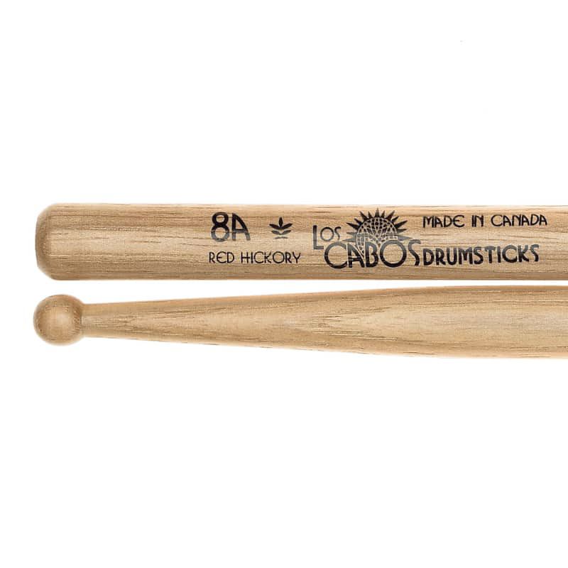 Los Cabos LCD8ARH 8A Red Hickory Drumsticks