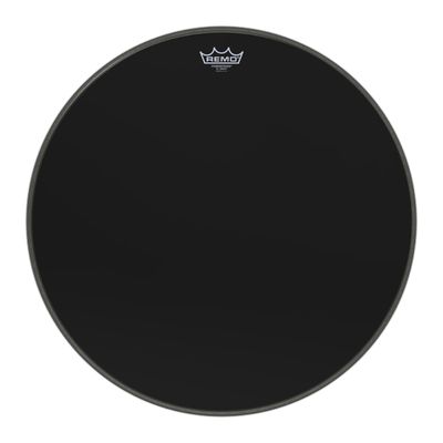 Remo Powerstroke P3 Ebony Bass Drumhead - 22&quot;