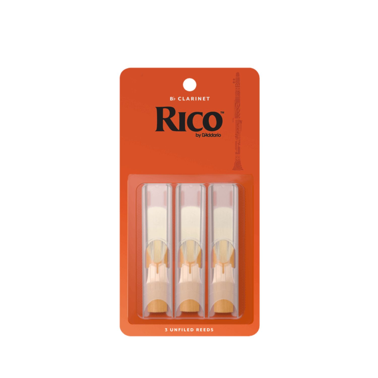 Rico RCA0330 Bb Clarinet Reed 3.0 (3 Pack)