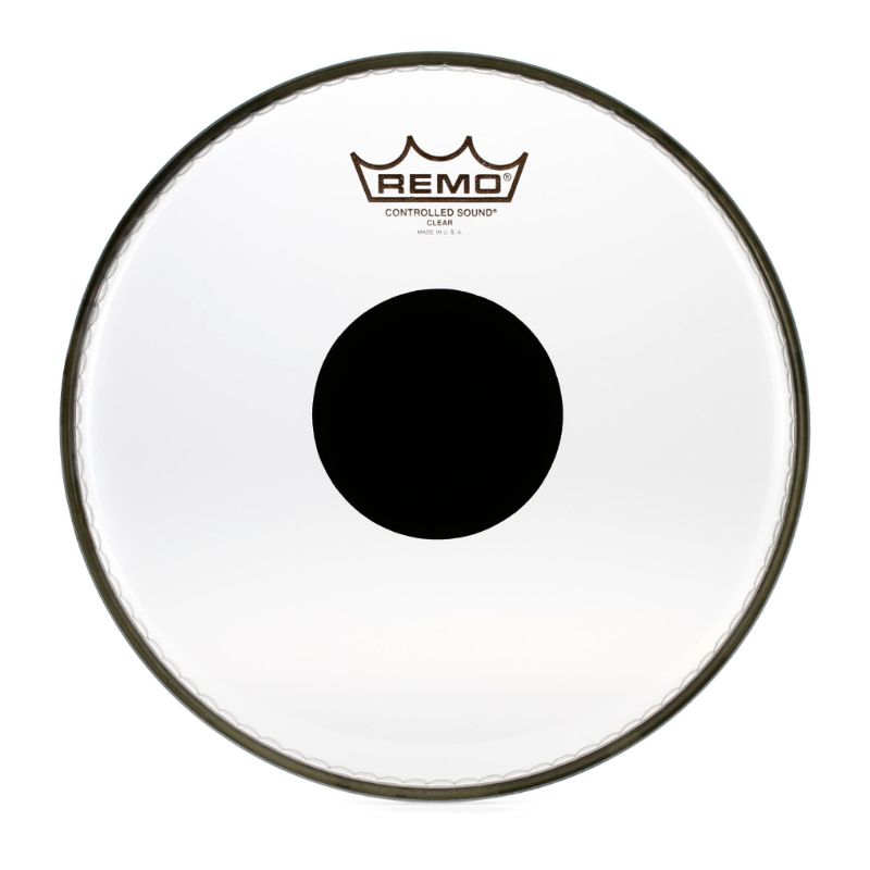 Remo Controlled Sound Clear with Black Dot Drumhead - 10&quot;
