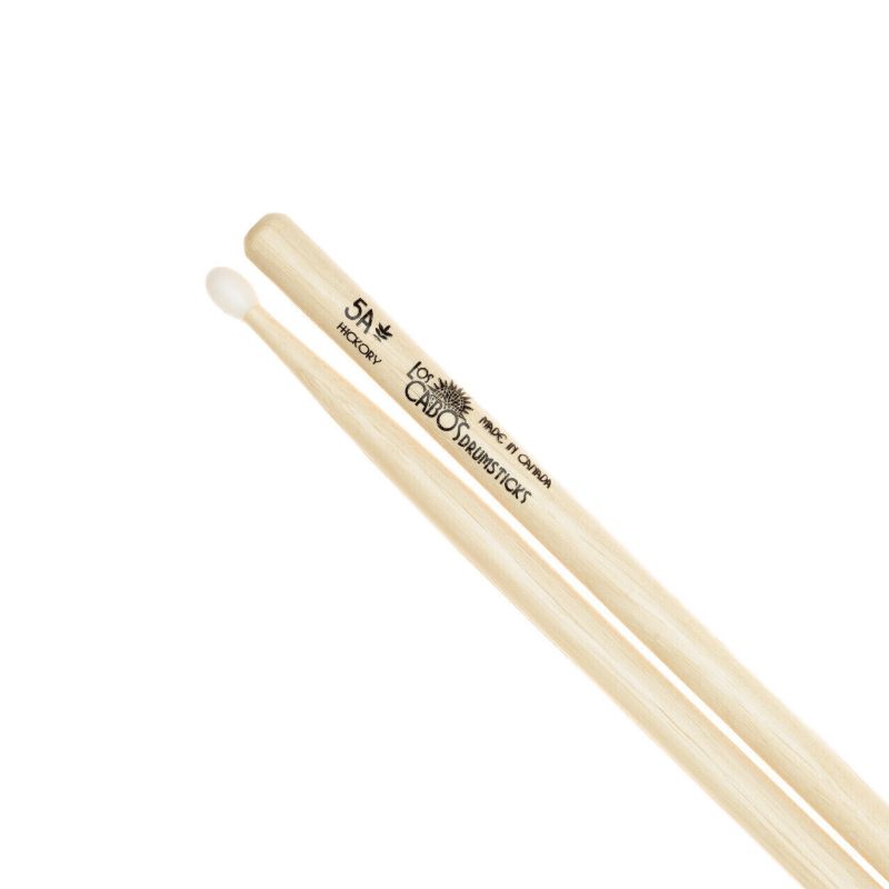 Los Cabos LCD5AHN 5A Hickory Nylon Tip Drumsticks