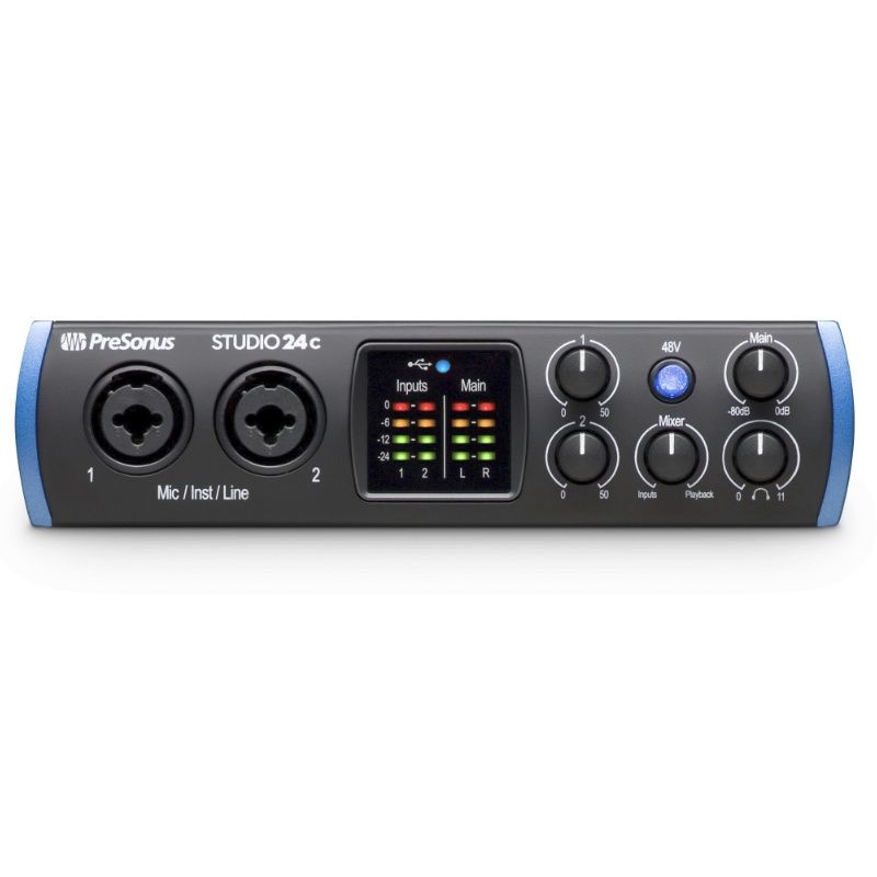 PreSonus Studio 24C 2x2 USB-C Audio Interface