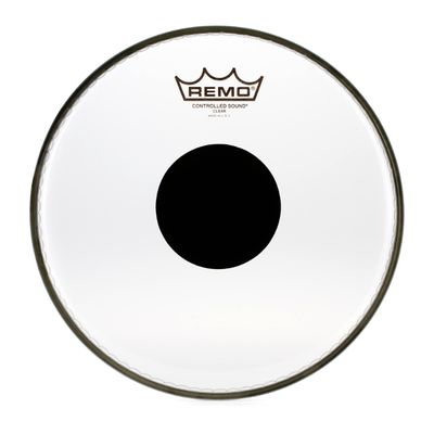 Remo Controlled Sound Clear with Black Dot Drumhead - 16&quot;