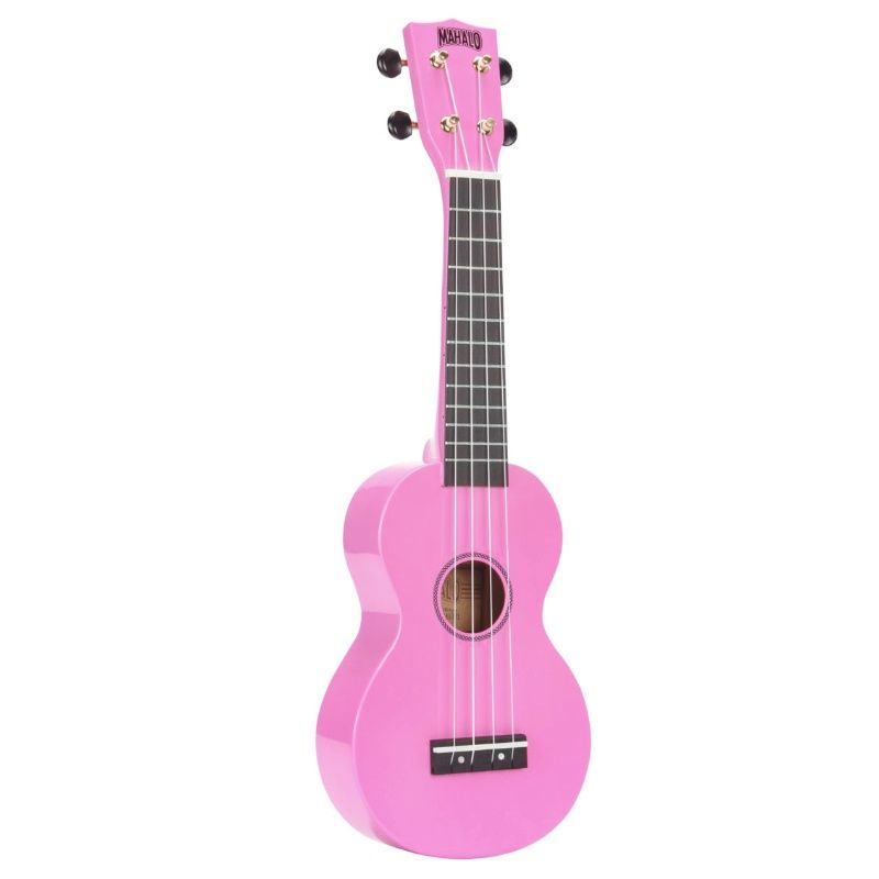 Mahalo MR1 Rainbow Soprano Ukulele w Bag - Pink