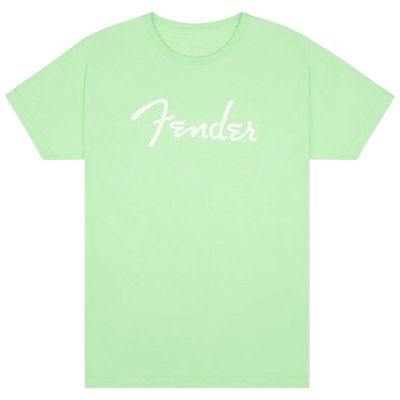 Fender Spaghetti Logo T-Shirt Surf Green - Large
