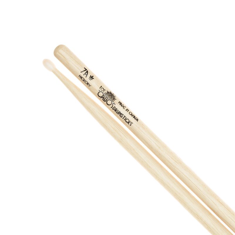 Los Cabos LCD7AHN 7A Hickory Nylon Tip Drumsticks