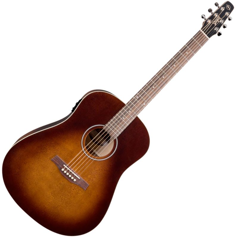 Seagull 051991 S6 Original Spruce/ Wild Cherry Acoustic/Electric Guitar - Burnt Umber