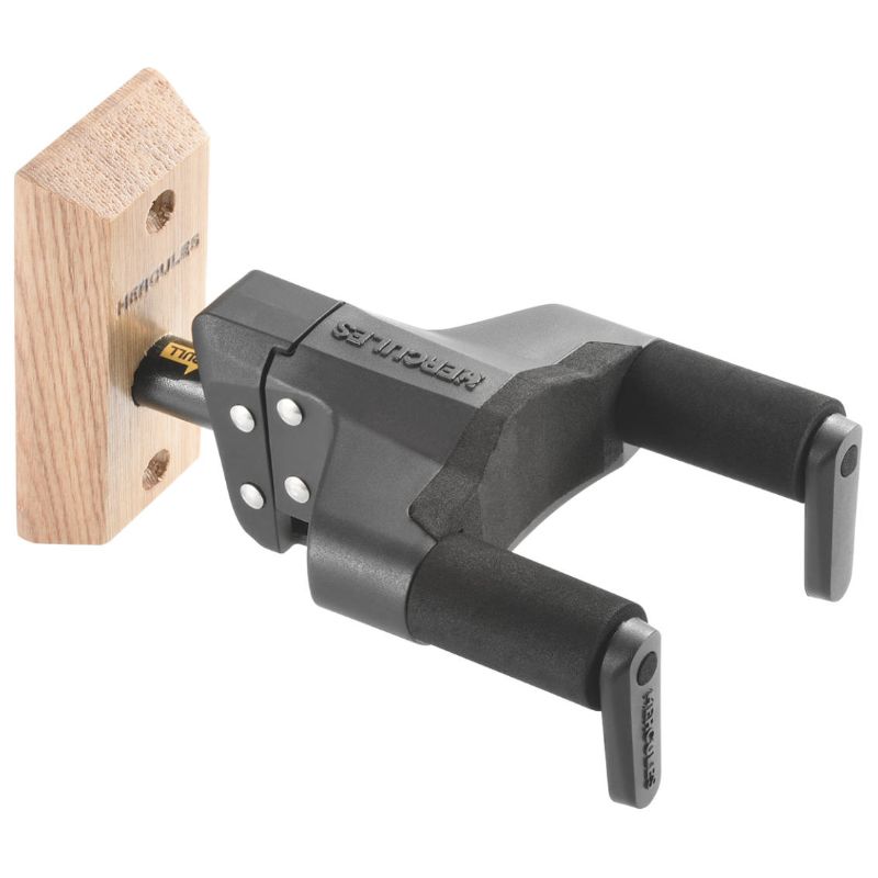 Hercules GSP38WB+ Auto-Swivel Guitar Hanger Wood Base