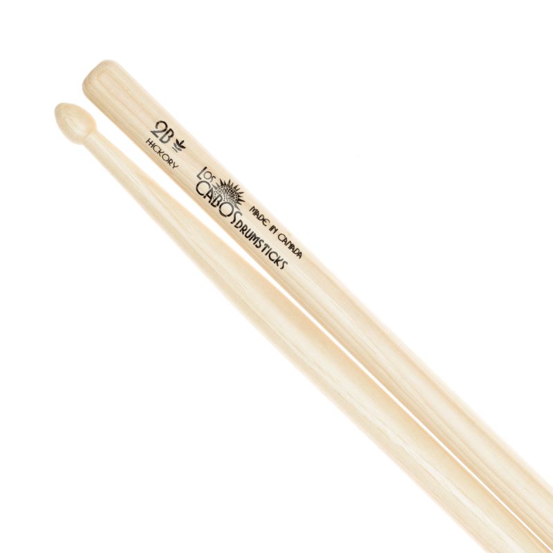 Los Cabos LCD2BH 2B Hickory Drumsticks