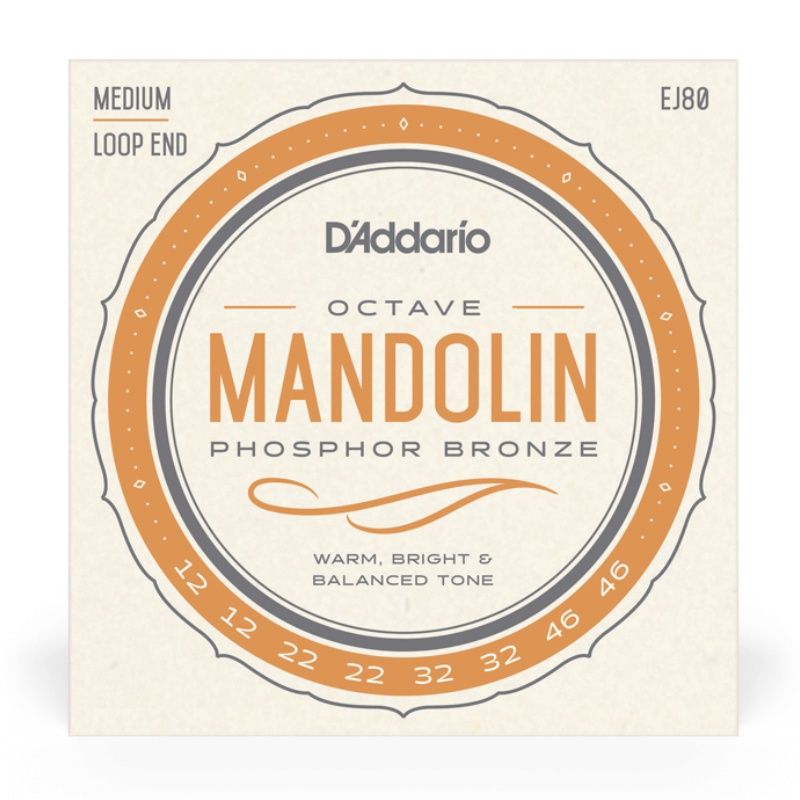 D&#39;Addario EJ80 Phosphor Bronze Octave Mandolin Strings