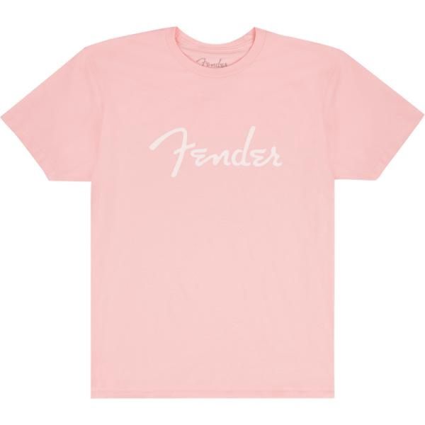 Fender Spaghetti Logo T-Shirt Shell Pink - L