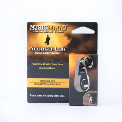 MusicNomad Acousti-Lok Strap Lock Adapter for Metric Output Jacks