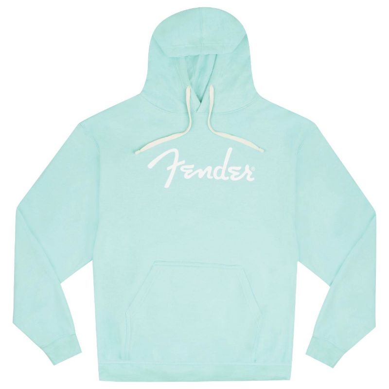 Fender Spaghetti Logo Hoodie Daphne Blue - L