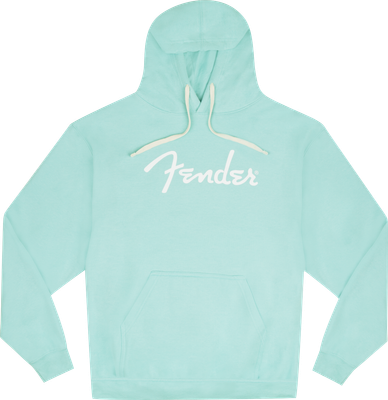 Fender Spaghetti Logo Hoodie Daphne Blue - S