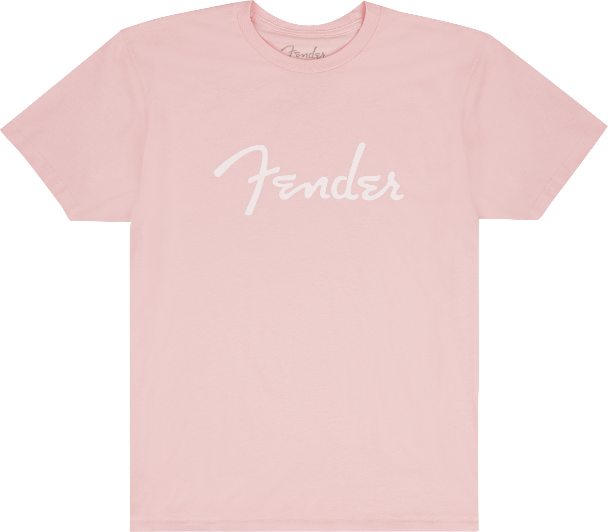 Fender Spaghetti Logo T-Shirt Shell Pink - S