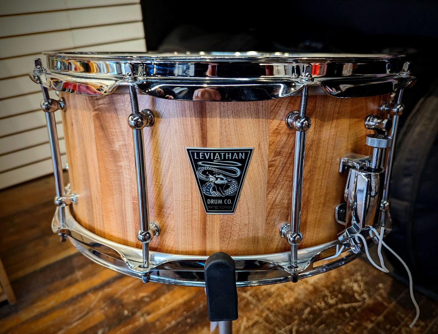 Leviathan Drum Co.  14” x 6.5” Sinker Red Maple Snare Drum