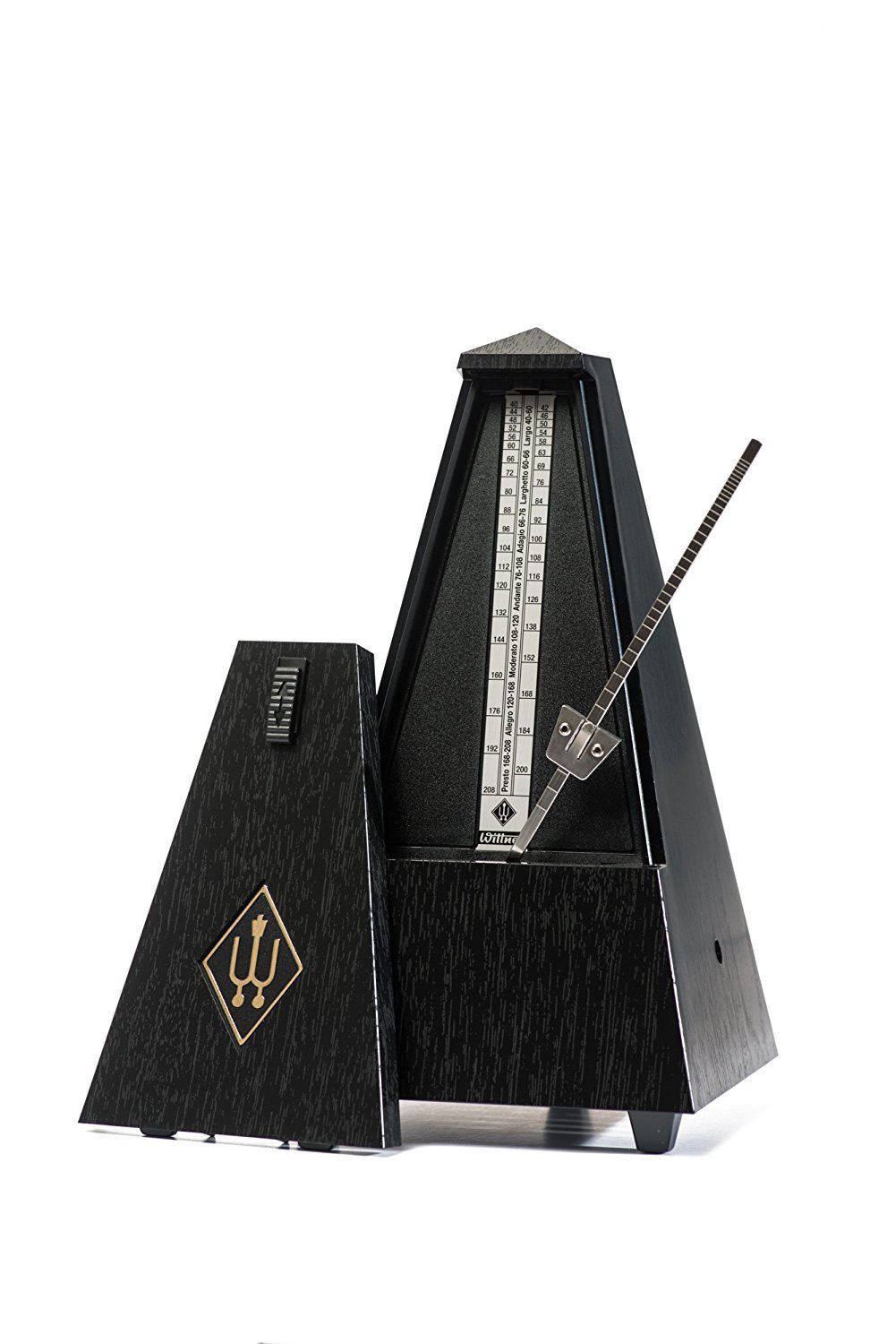 Wittner Plastic Casing Pyramid Metronome Without Bell Black