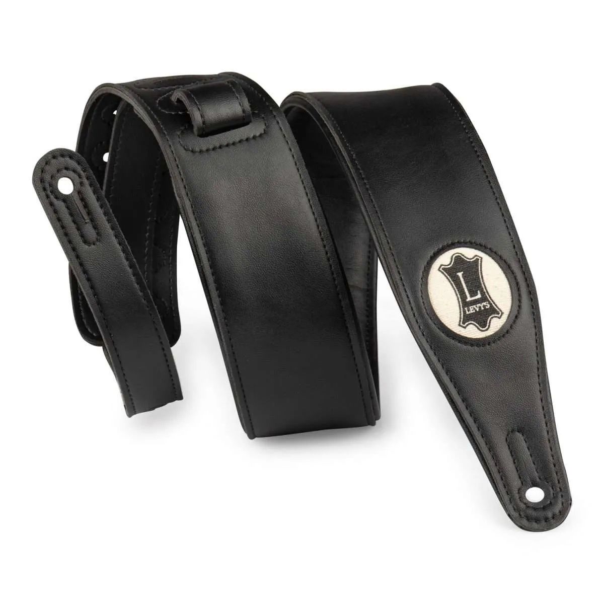 Levy&#39;s M17VGN-BLK 2.5&quot; Padded Vegan Leather - BLACK