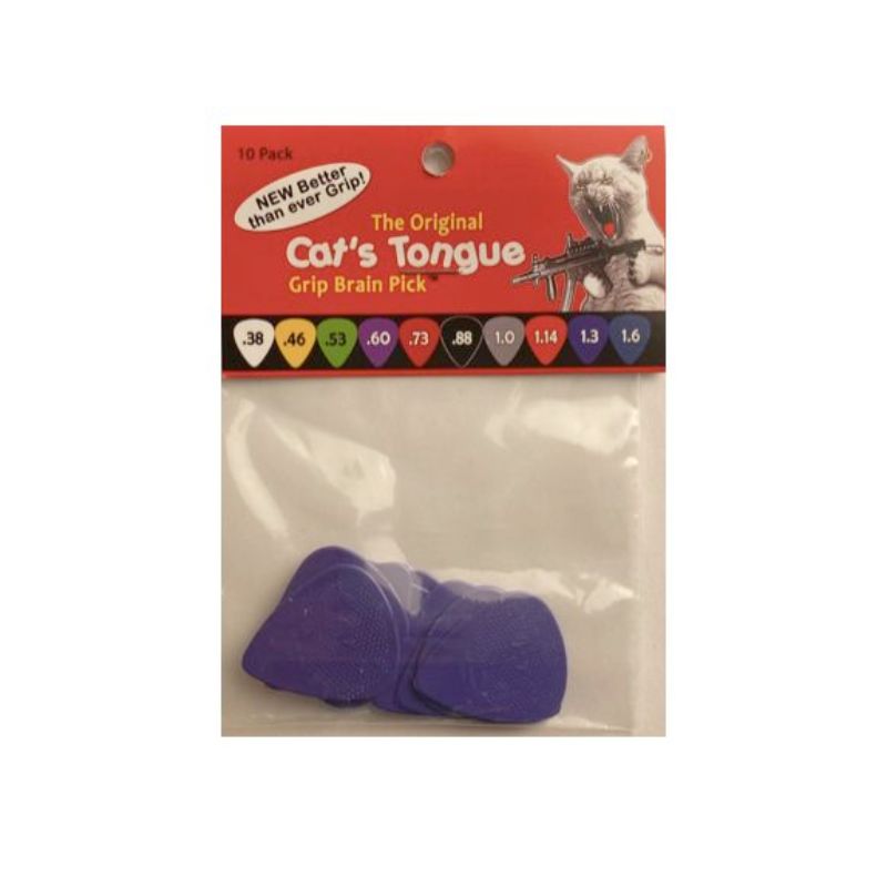 Cat&#39;s Tongue Grip Brain Picks (10 Pack) - .060 Purple