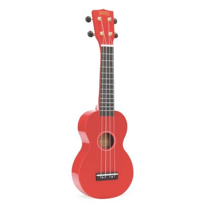 Mahalo MR1 Rainbow Soprano Ukulele w Bag - Red