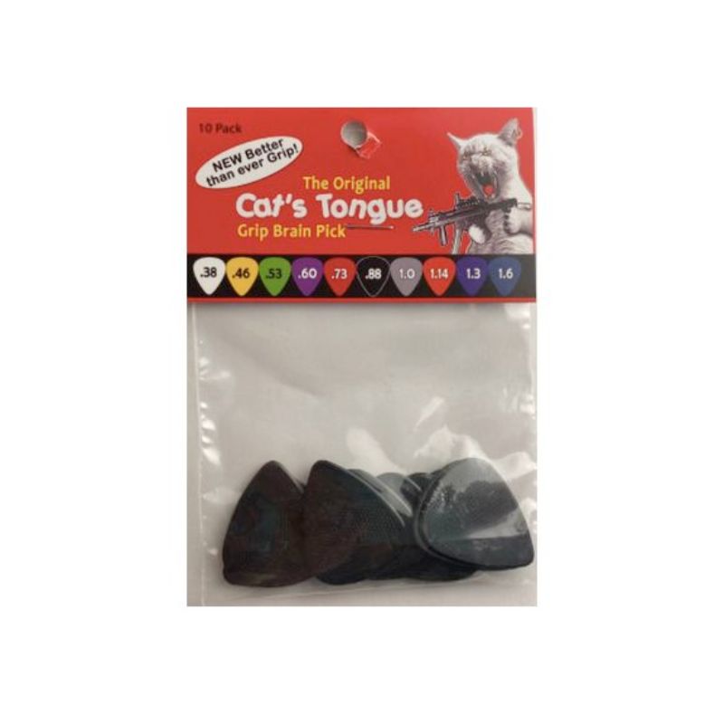 Cat&#39;s Tongue Grip Brain Picks (10 Pack) - .088 Black