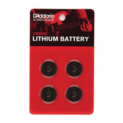 Planet Waves CR2032 Battery (4 Pack)