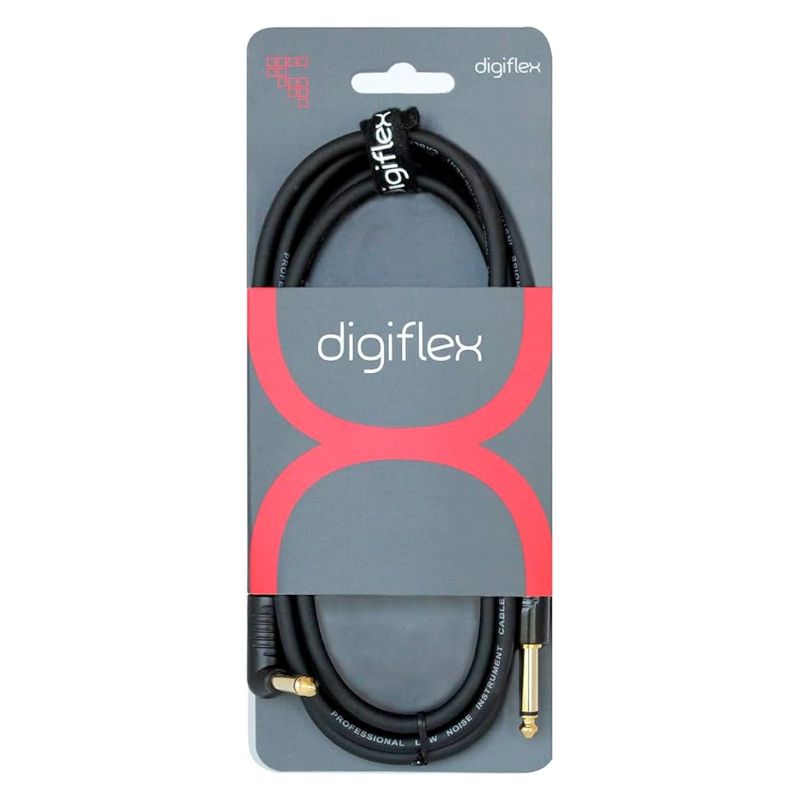 Digiflex 15&#39; HGP Performance Series Instrument Cable - Right Angle