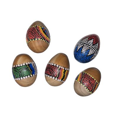 Metiss Small Painted Wooden Egg Shaker