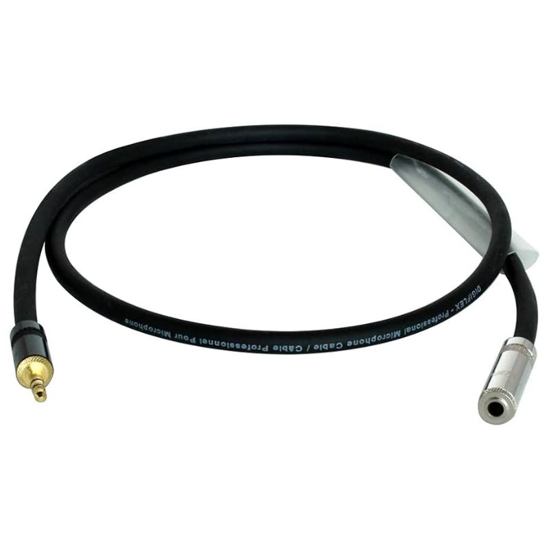 Digiflex NKKF-6 6&#39; Headphone Extension Cable 1/8&quot; TRS M to 1/8&quot; TRS F