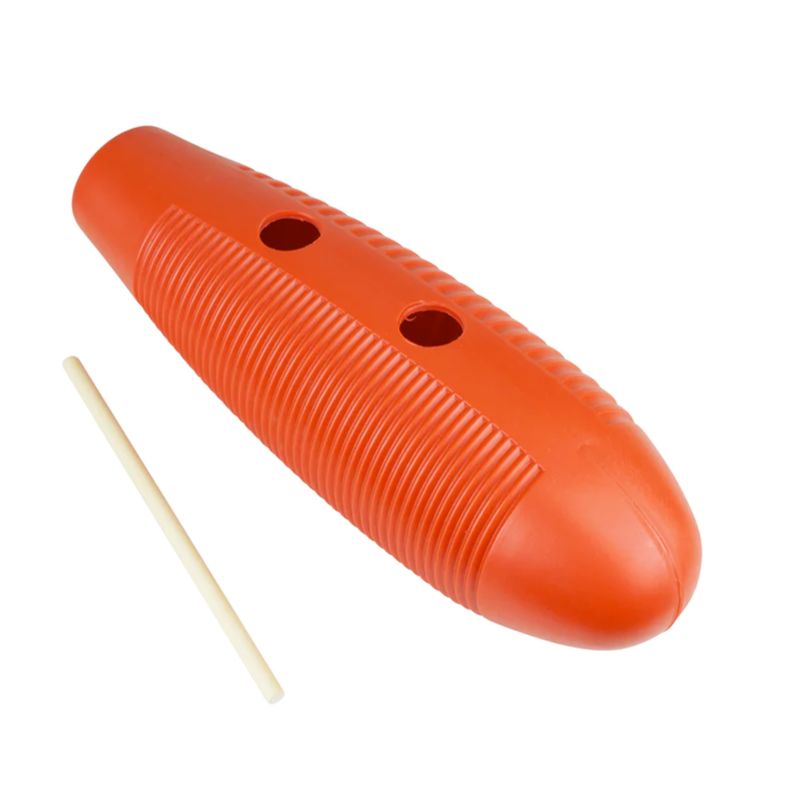 Groove Masters FL-GUIRO-P Large Plastic Guiro - Red