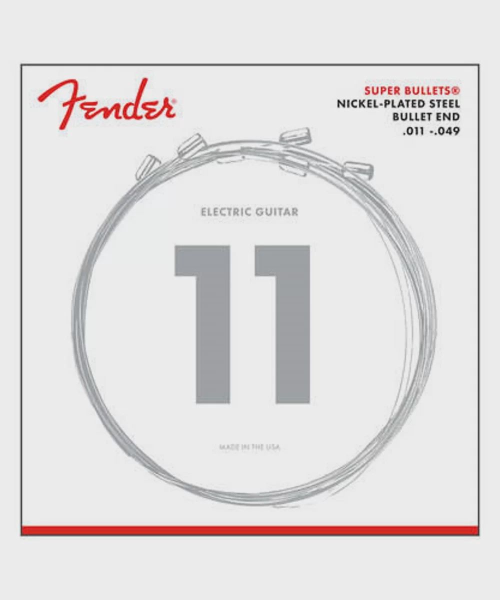 Fender 3250M Super Bullets Nickel Steel Electric Strings - .011-.049 Medium