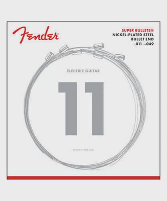 Fender 3250M Super Bullets Nickel Steel Electric Strings - .011-.049 Medium