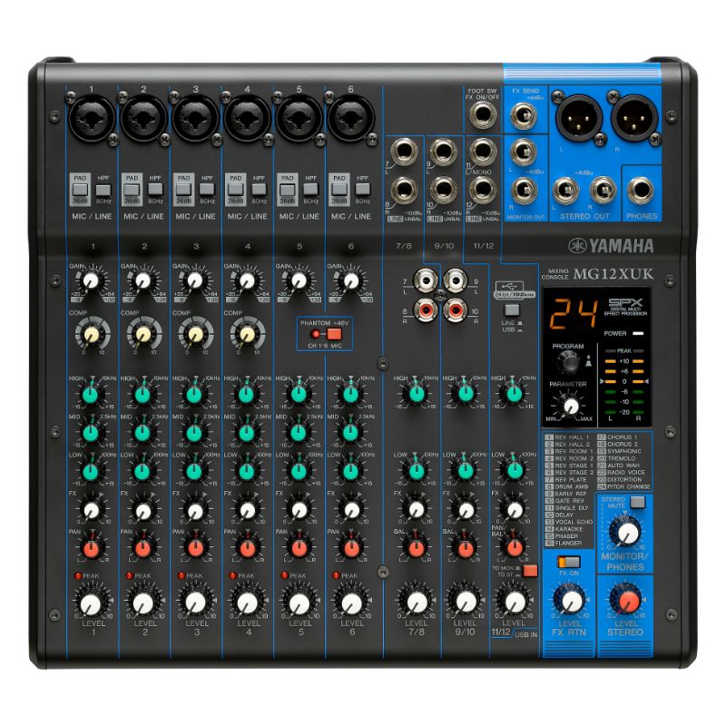 Yamaha MG12XUK 12-channel Mixer with USB and Effects