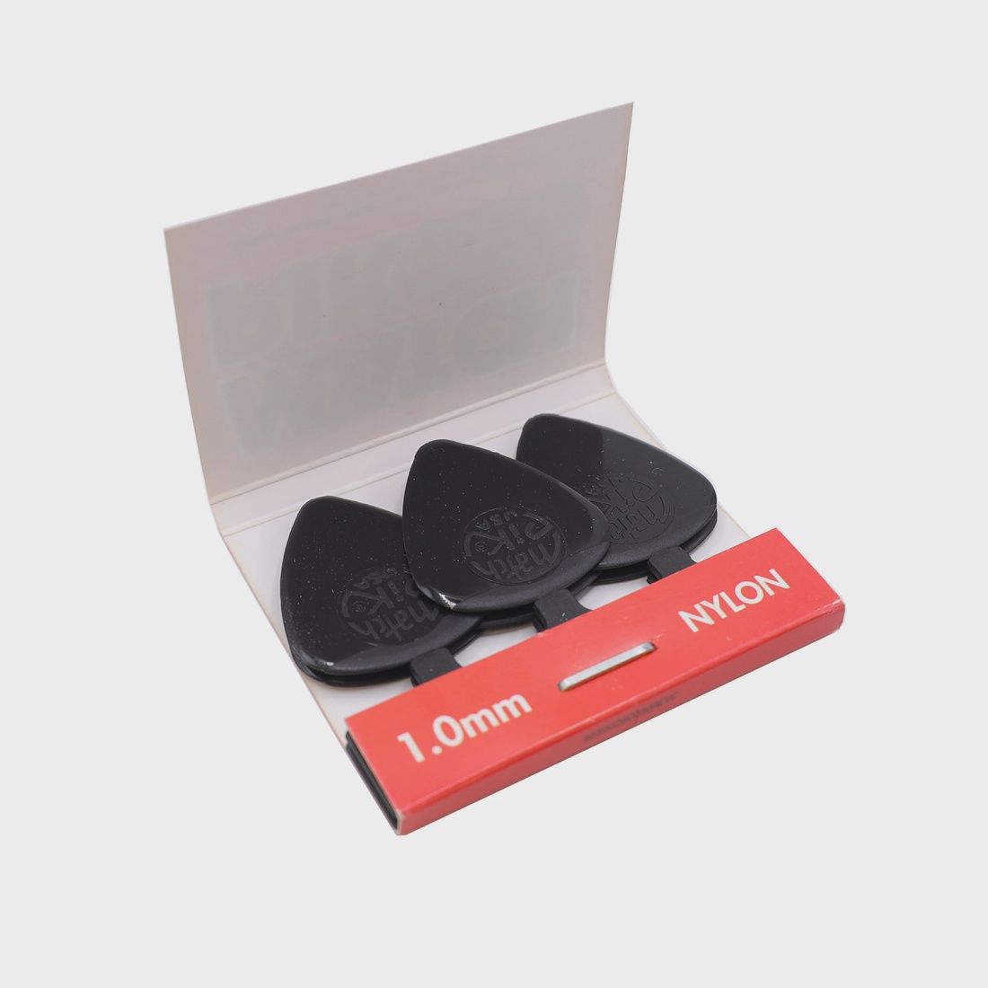 Dunlop Nylon Picks Match Book (6 Pack) - 1.0mm