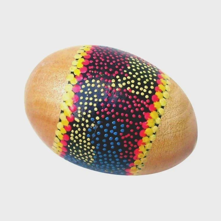 Metiss Large Painted Wooden Egg Shaker