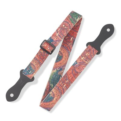 Levy&#39;s MX23ALL-004 1&quot; Ukulele / Mandolin Strap - Paisley