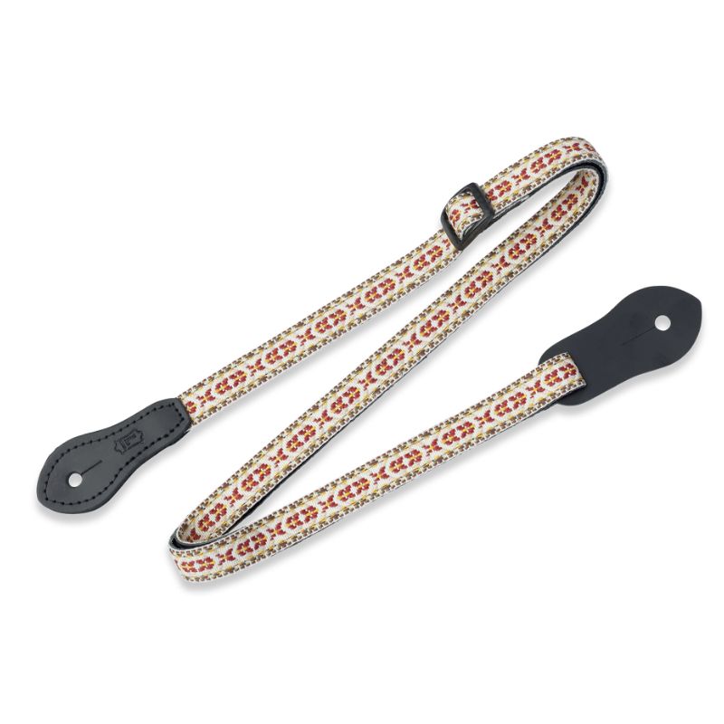 Levy&#39;s MJ19UKE-001 1/2&quot; Jacquard Weave Ukulele Strap (001)