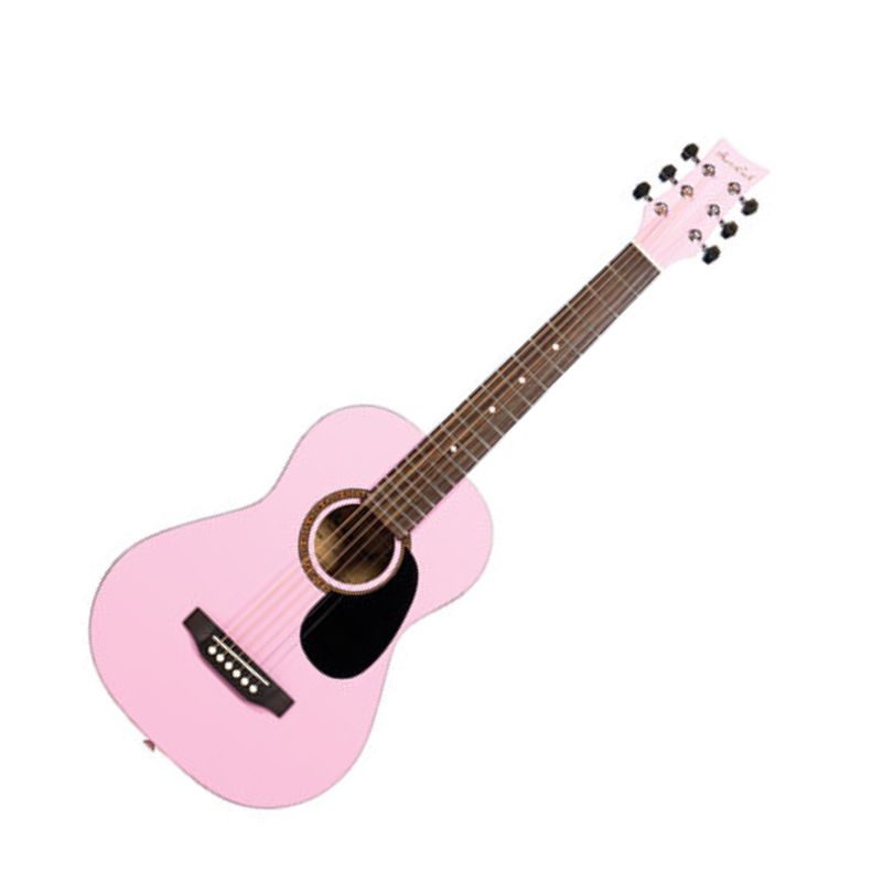 BeaverCreek BCTD401TB 1/2 Size Acoustic Guitar - Pink