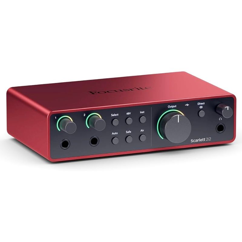 Focusrite Scarlett 2i2 4th Gen USB Audio Interface
