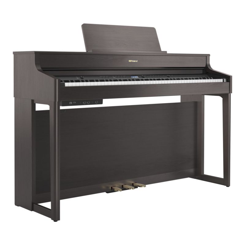 Roland HP702-DR-WSB Digital Piano w/ Stand &amp; Adj. Bench w/ Storage - Dark Rosewood