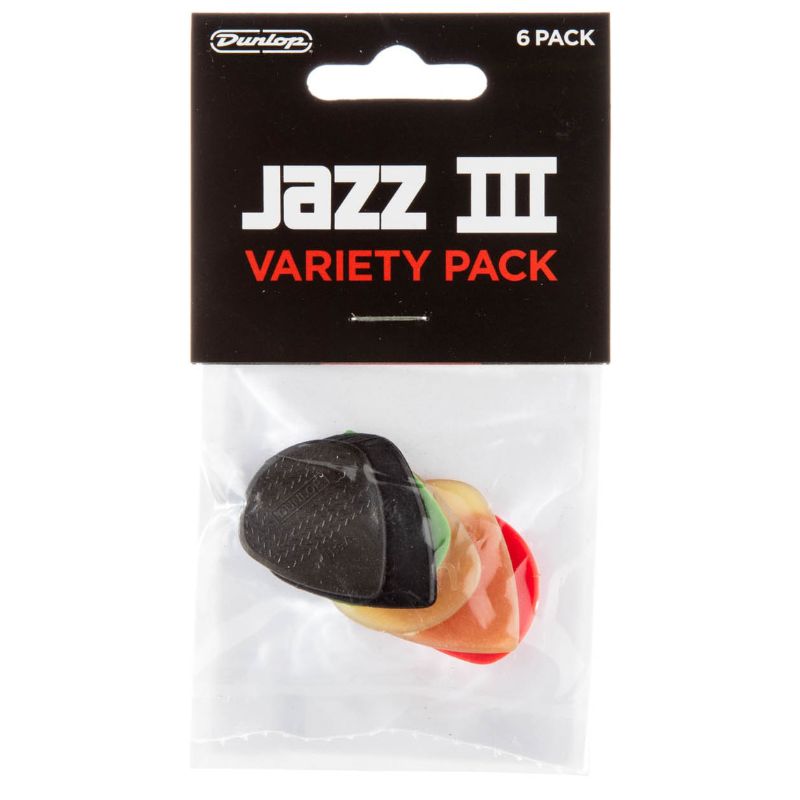 Dunlop Jazz III Variety Pack (Pack of 6)