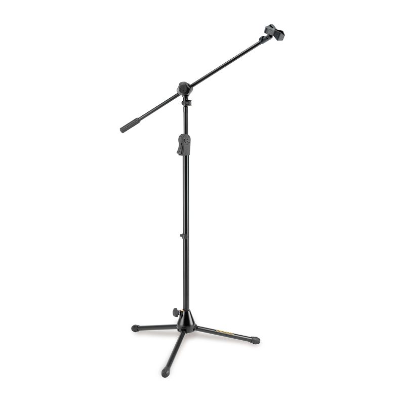 Hercules Stands MS532B EZ Clutch Tripod Microphone Boom Stand with 2-in-1 Boom Clamp and EZ Clutch