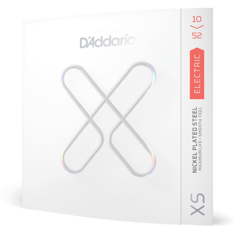 D&#39;Addario XSE1052 XS Nickel Coated Electric Strings - Light Top/Heavy Bottom 10-52