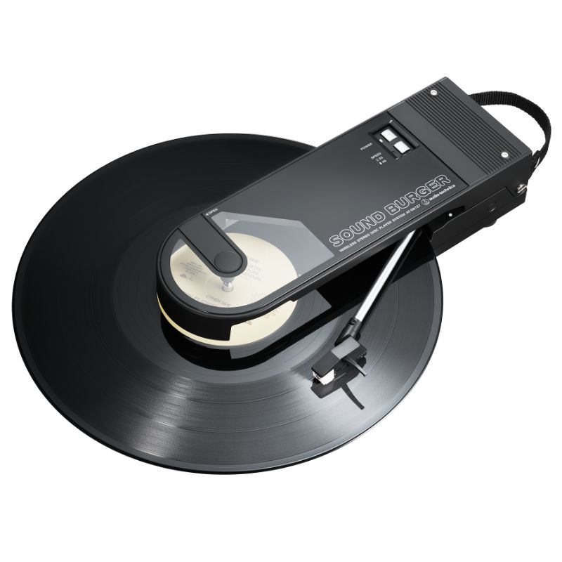 Audio-Technica Sound Burger - Portable Bluetooth Turntable - Black