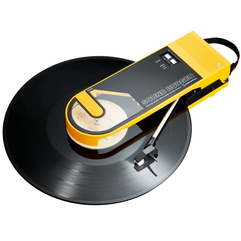 Audio-Technica Sound Burger - Portable Bluetooth Turntable - Yellow