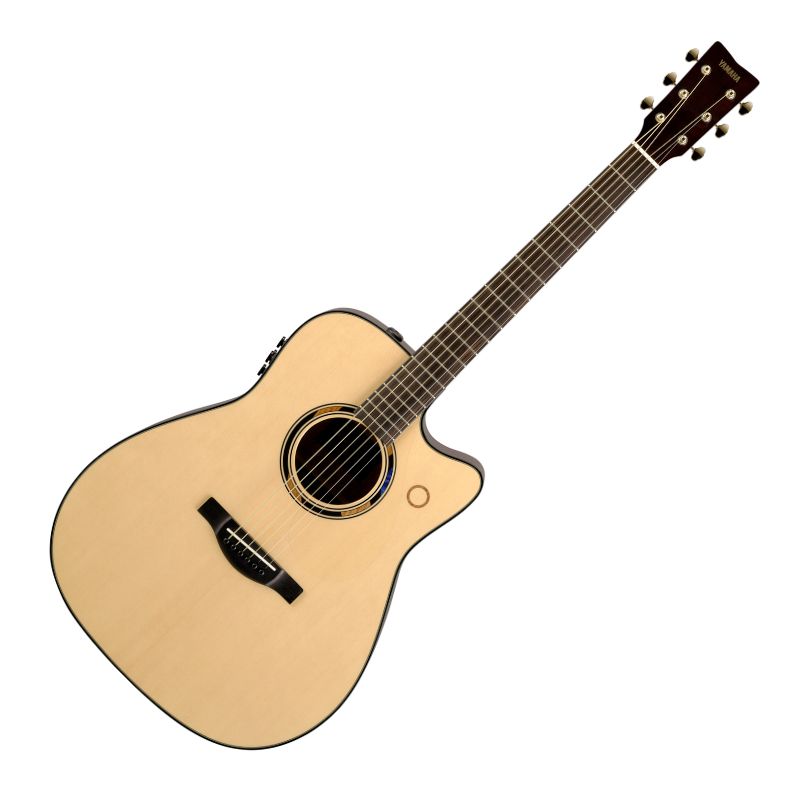 Yamaha TAG3 C TransAcoustic Dreadnought Acoustic-Electric Guitar with Hard Bag- Natural