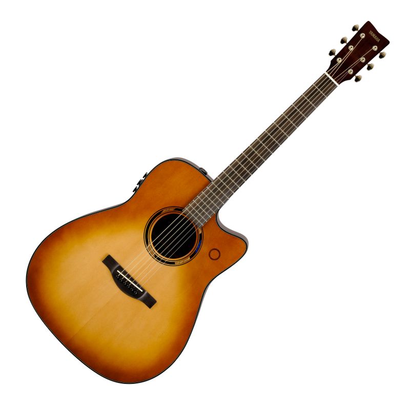 Yamaha TAG3 C TransAcoustic Dreadnought Acoustic-Electric Guitar with Hard Bag - Sand Burst